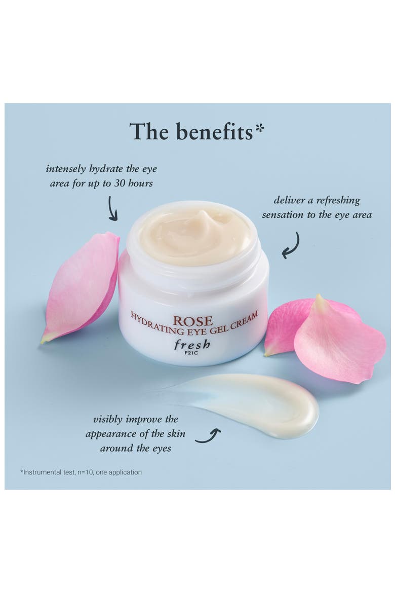 Rose Hydrating Eye Gel Cream, Alternate, color, NO COLOR