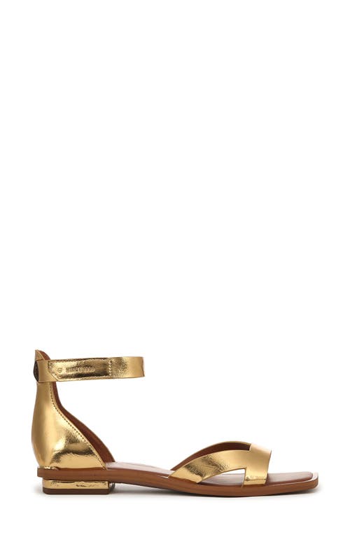 Franco Sarto Elisa Ankle Strap Sandal In Gold