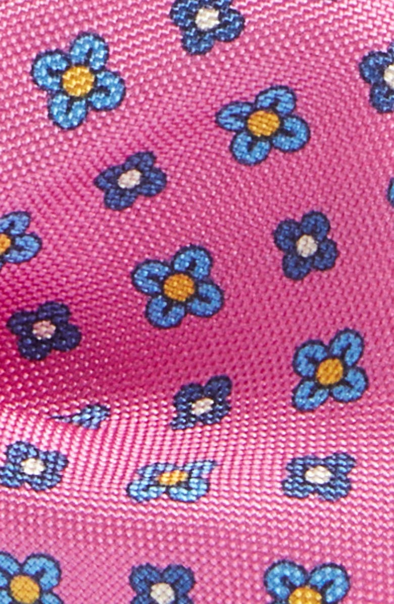 EDWARD ARMAH Neat Floral Silk Bow Tie, Alternate, color, Pink