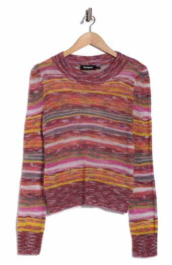 Desigual Stripe Flat Thin Gauge Sweater
