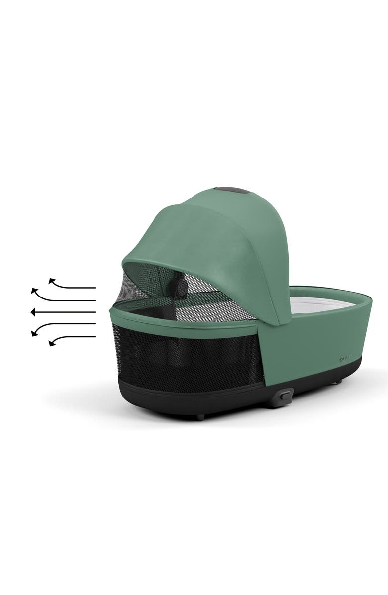 CYBEX Priam 4/E-Priam 2 Lux Carry Cot, Alternate, color, Leaf Green