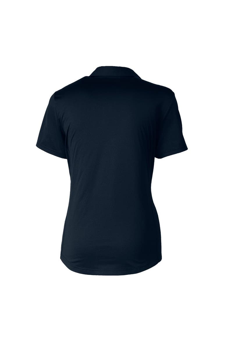 Women's Cutter & Buck Navy BYU Cougars Prospect Textured Stretch Polo, Alternate, color, Navy