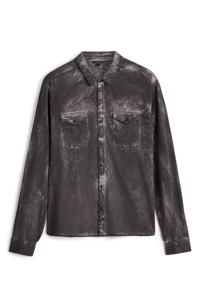 John Varvatos Arvon Cotton Snap-Up Shirt, Alternate, color, 