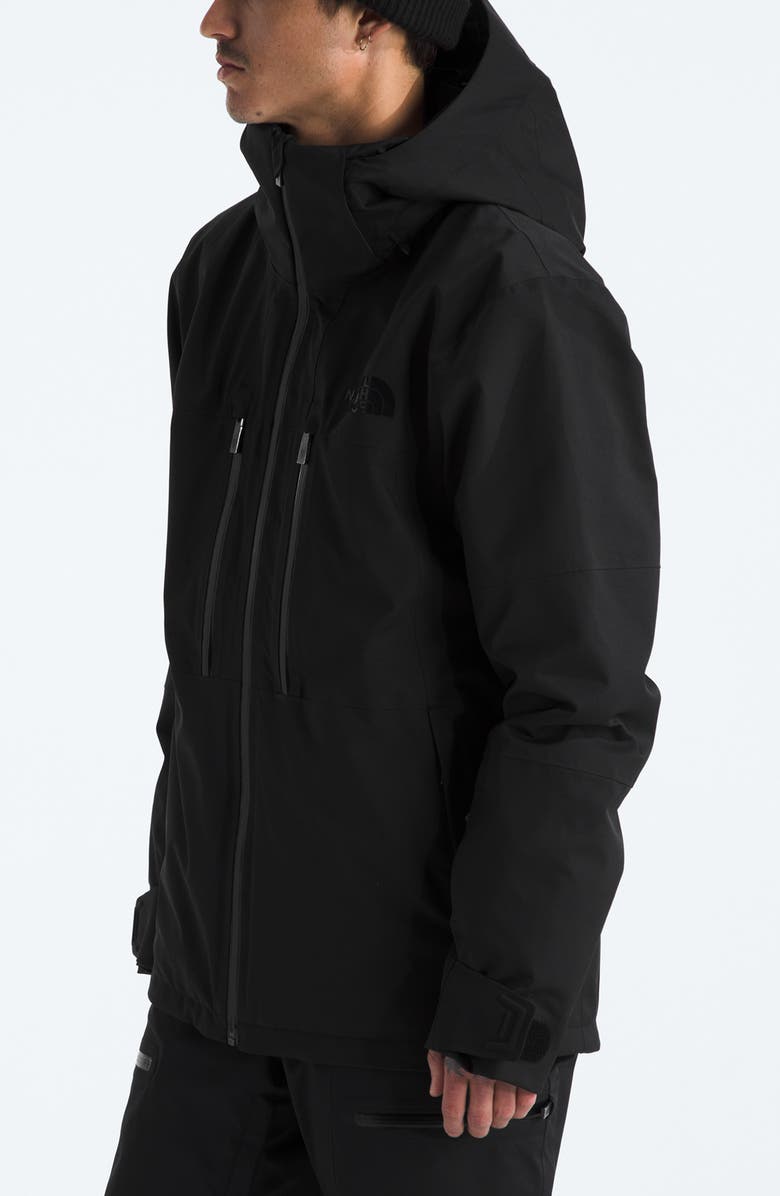 The North Face Chakal Waterproof Hooded Jacket, Alternate, color, Tnf Black/ Tnf Black