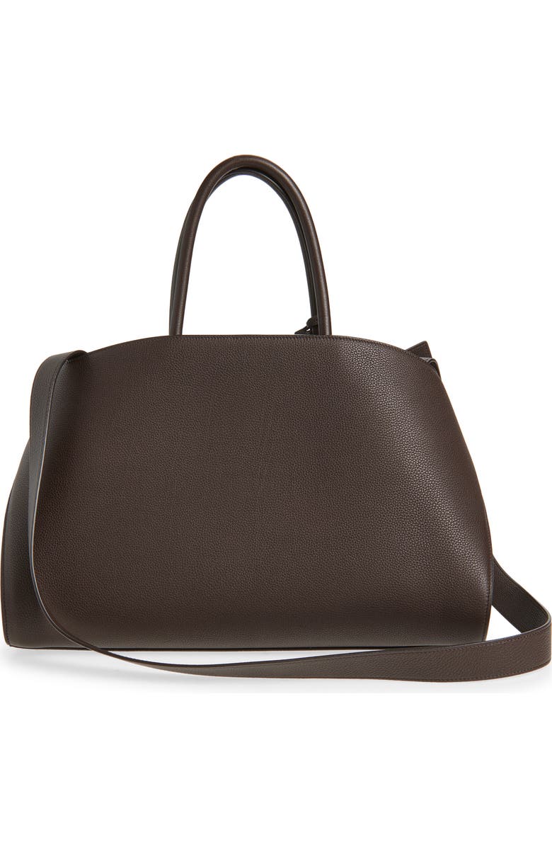 FERRAGAMO Medium Hug Suede Top Handle Bag, Alternate, color, Testa Di M Burnt Ocra