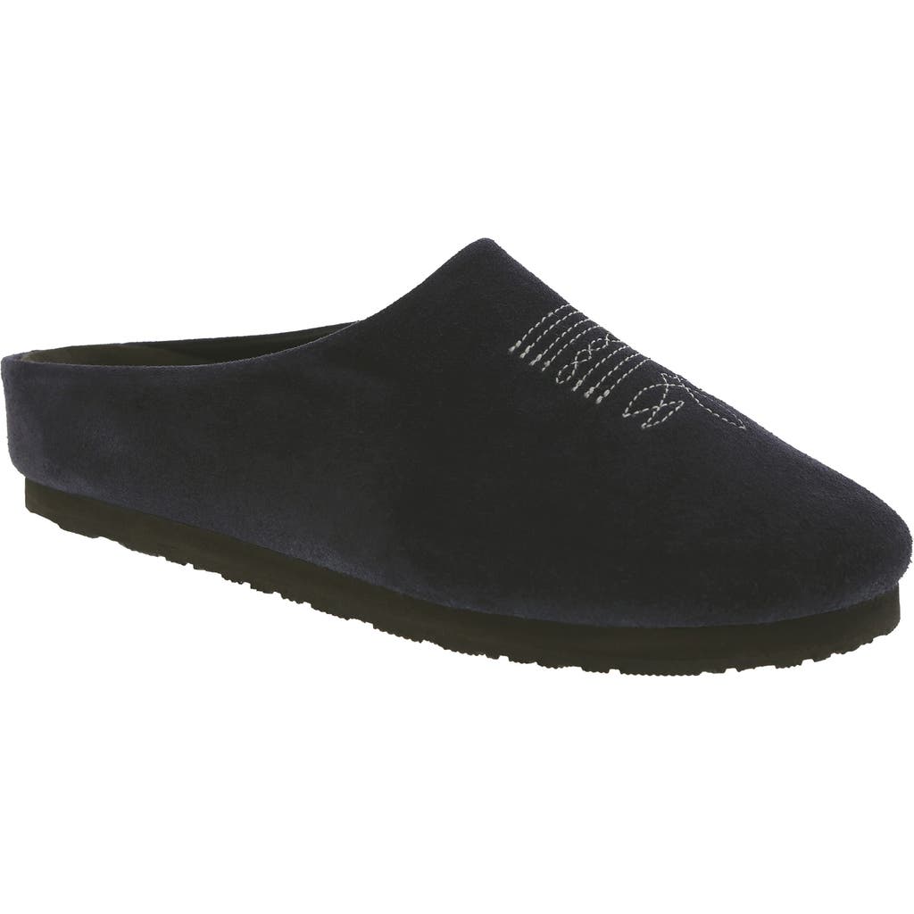 SAS Hinny Mule in Navy Suede