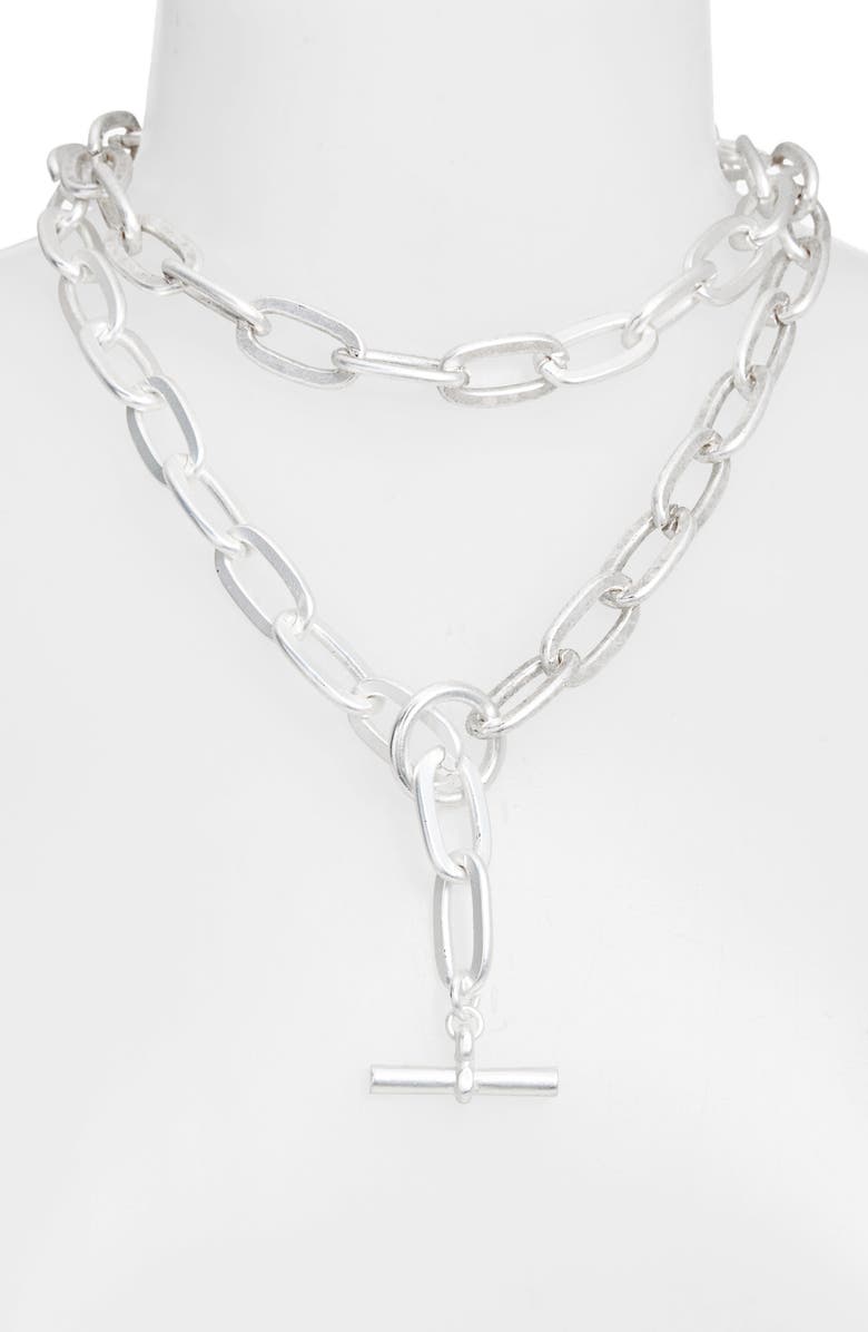 Karine Sultan Long Link Necklace, Alternate, color,