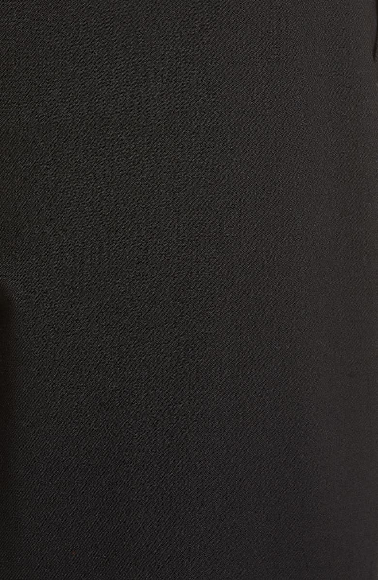 Alexander Wang Button Detail Pleated Wide Leg Trousers, Alternate, color, 