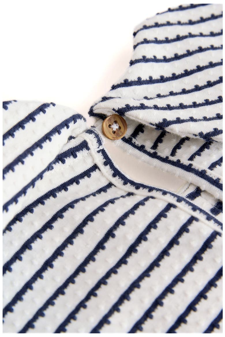 Kids' Stripe Frill Collar Dress, Alternate, color, MULTI
