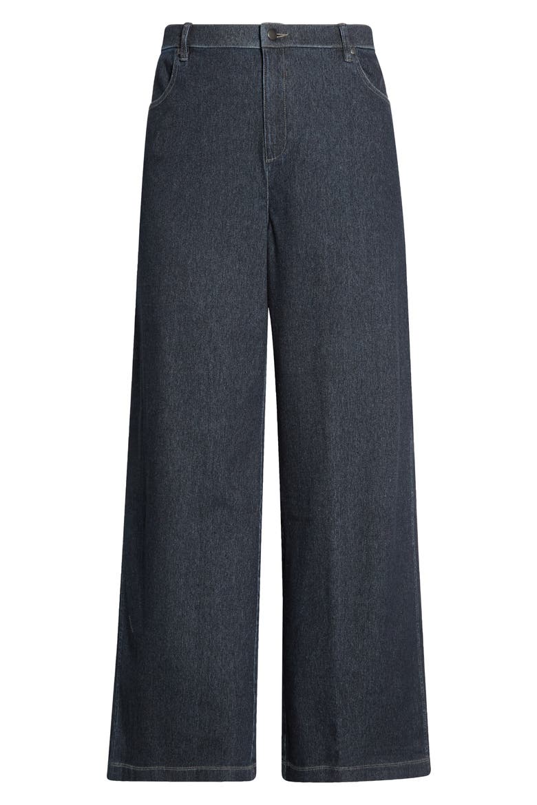 Wide Leg Jeans, Alternate, color, DARK WASH