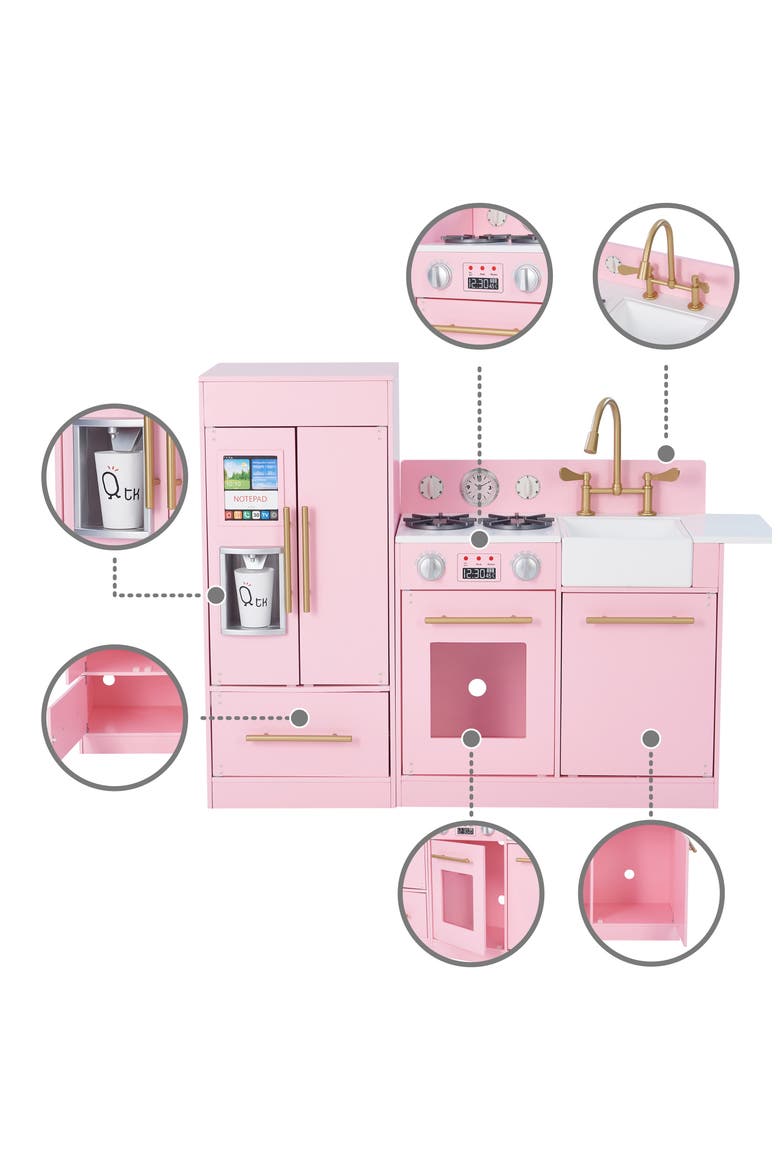 Little Chef Modern Kitchen Playset, Alternate, color, PINK