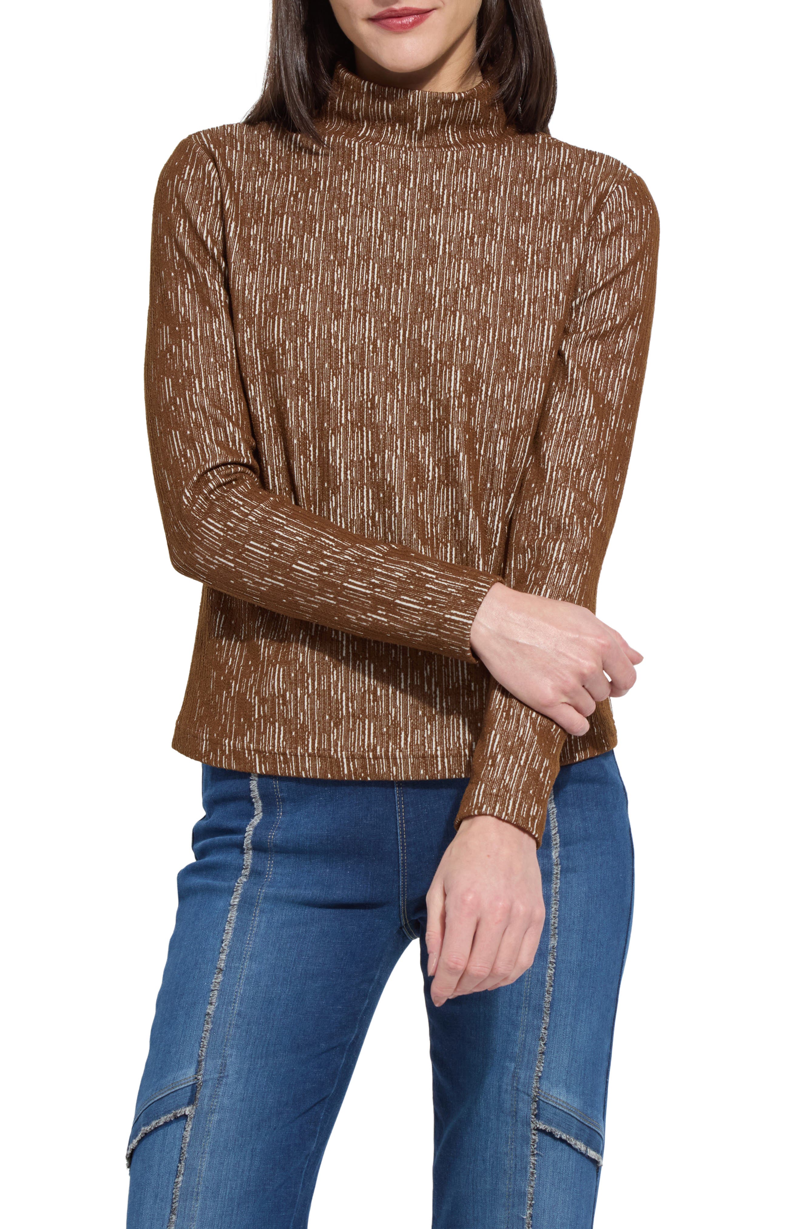 Carter Textured Turtleneck