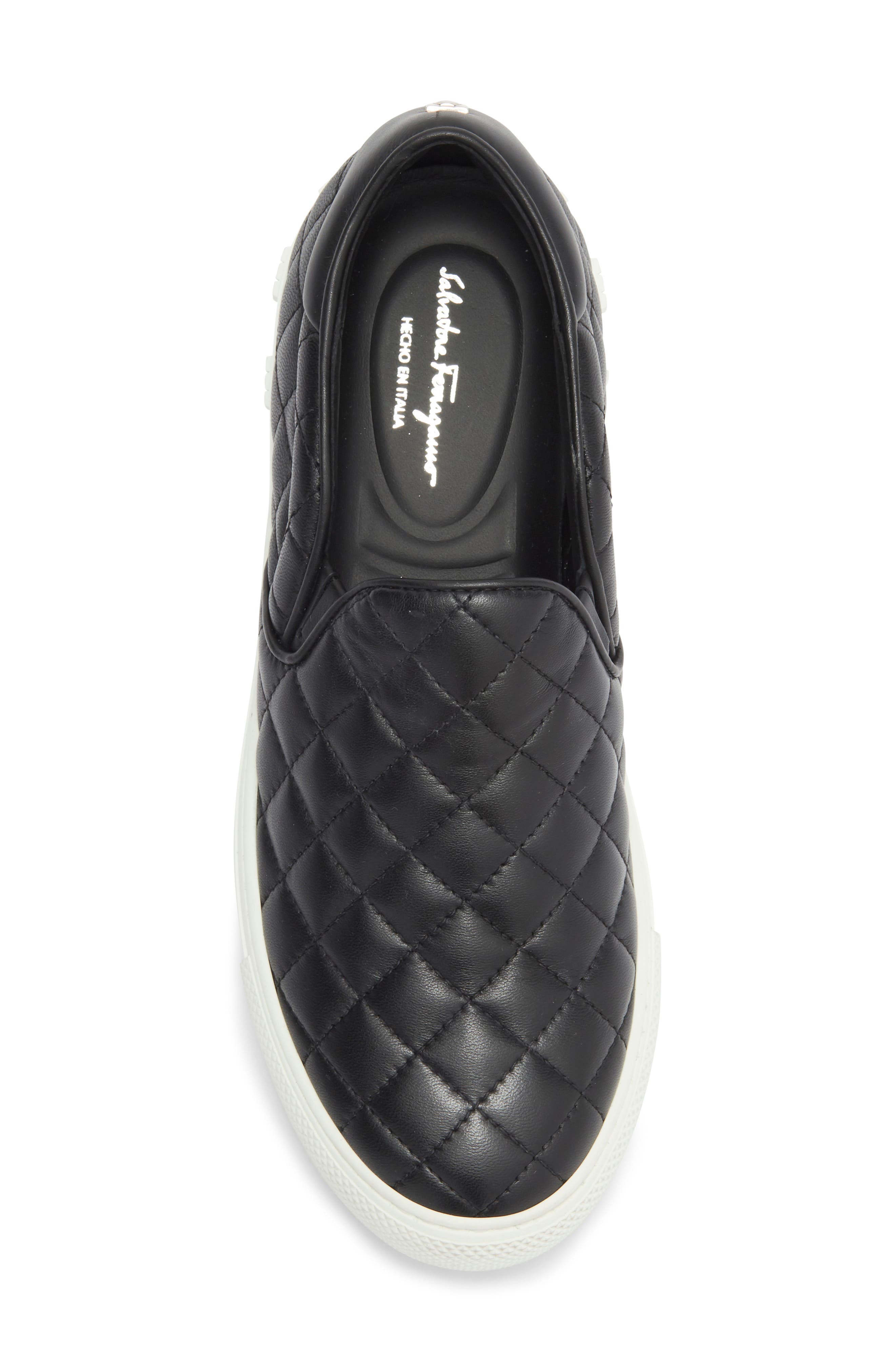 FERRAGAMO Lisa Slip-On Sneaker, Alternate, color, Black