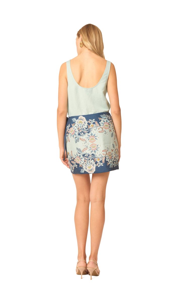 Gilner Farrar Etta Skirt, Alternate, color, Floral Vines