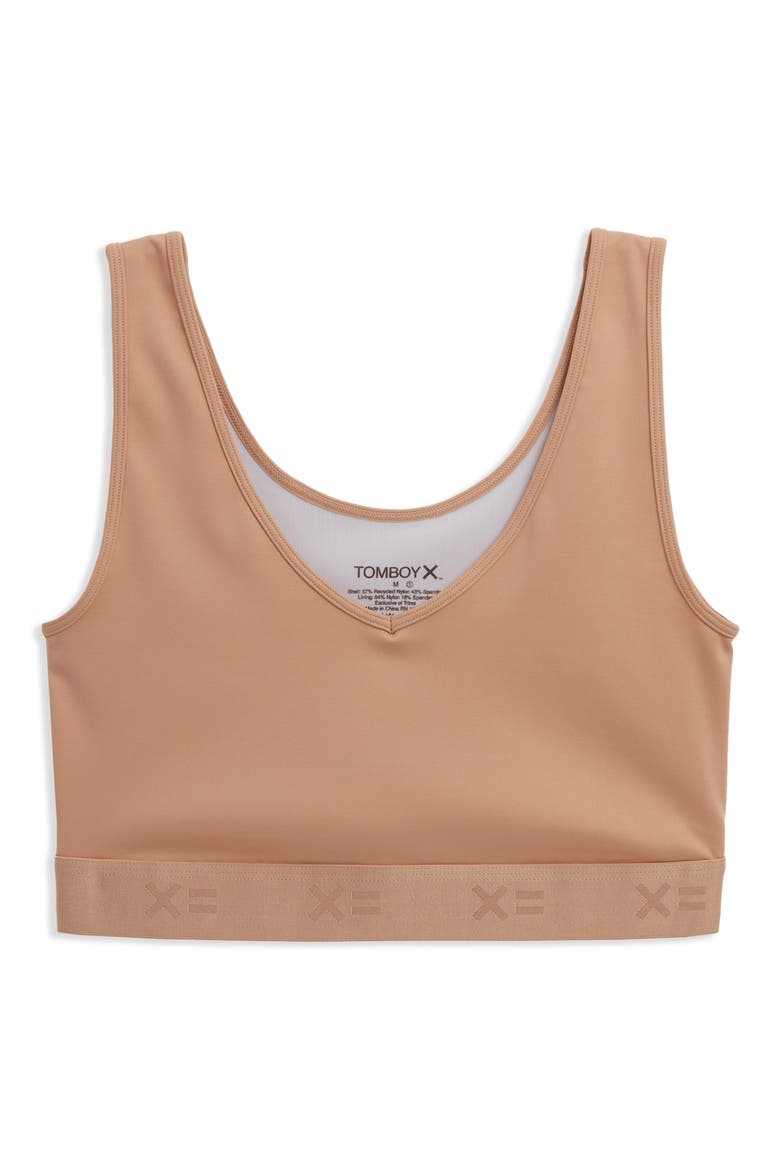 V-Neck Compression Top, Main, color, CHAI
