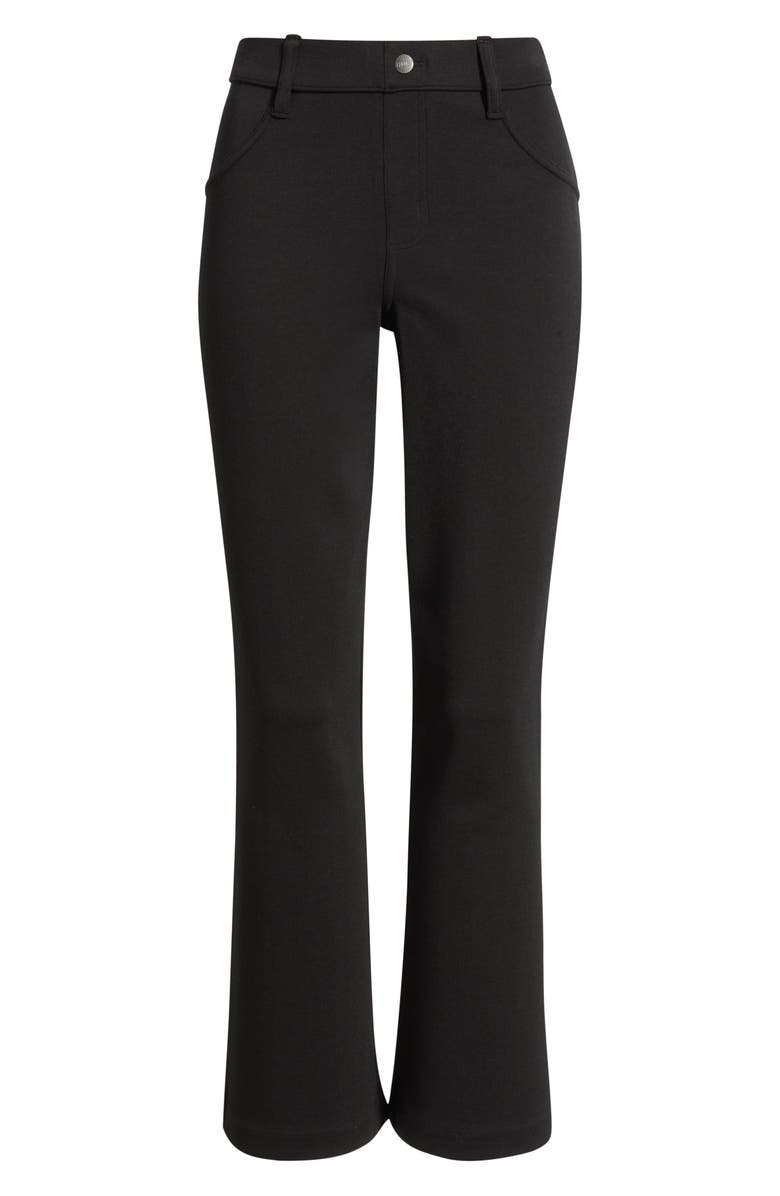 Hue Double Soft Jersey Pull-On Kick Flare Pants, Main, color, 