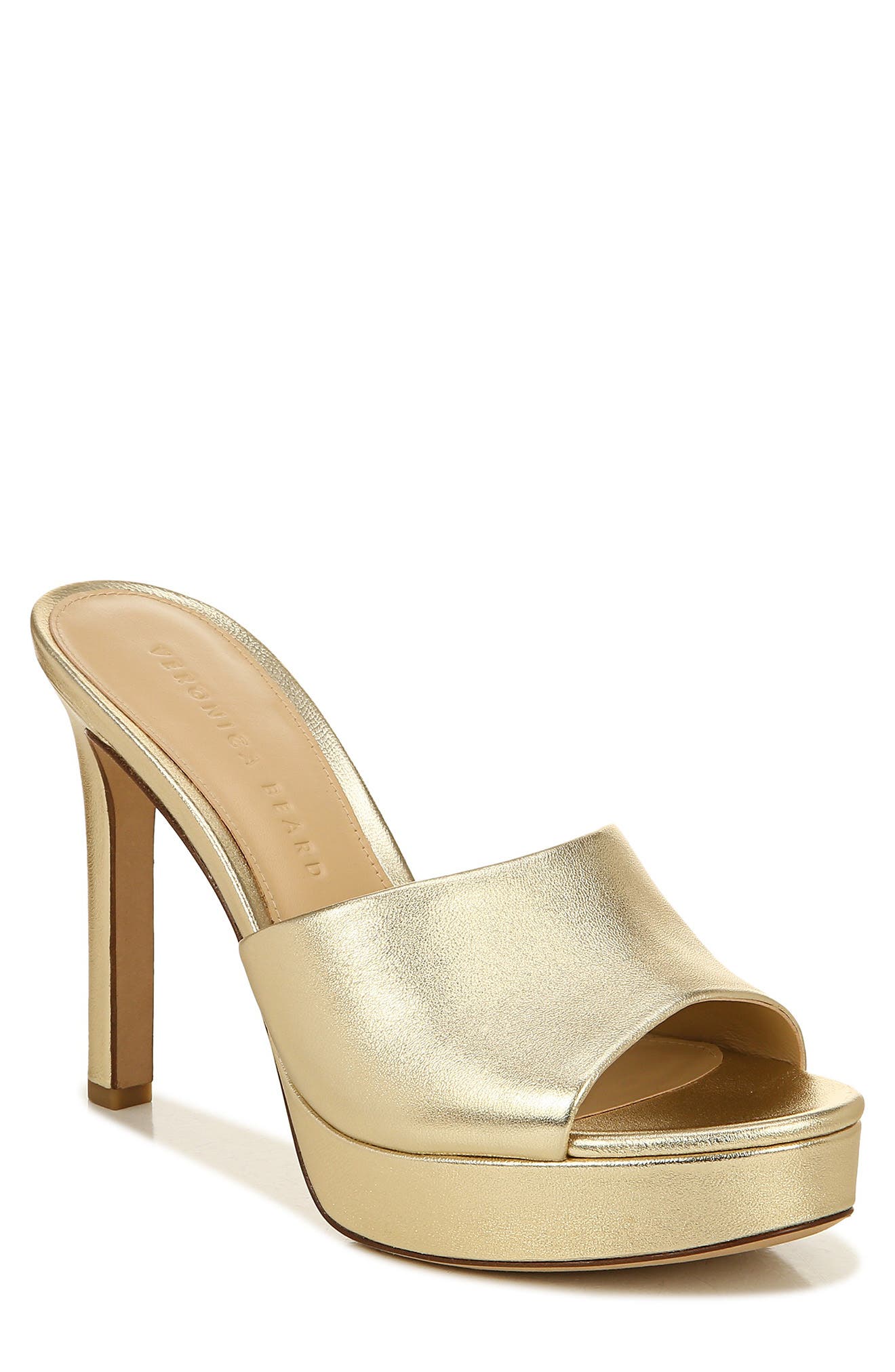 Dali Platform Stiletto Sandal, Main, color, LIGHT GOLD