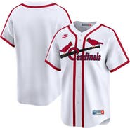 Nike Men's Nike White St. Louis Cardinals Cooperstown Collection Limited Jersey