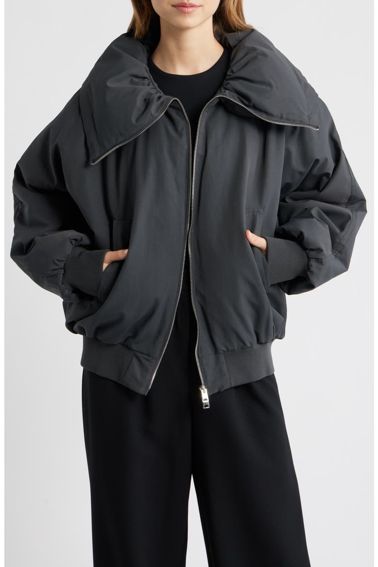 Alina Bomber Jacket, Main, color, GREY