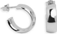 Argento Vivo Sterling Silver Huggie Hoop Earrings