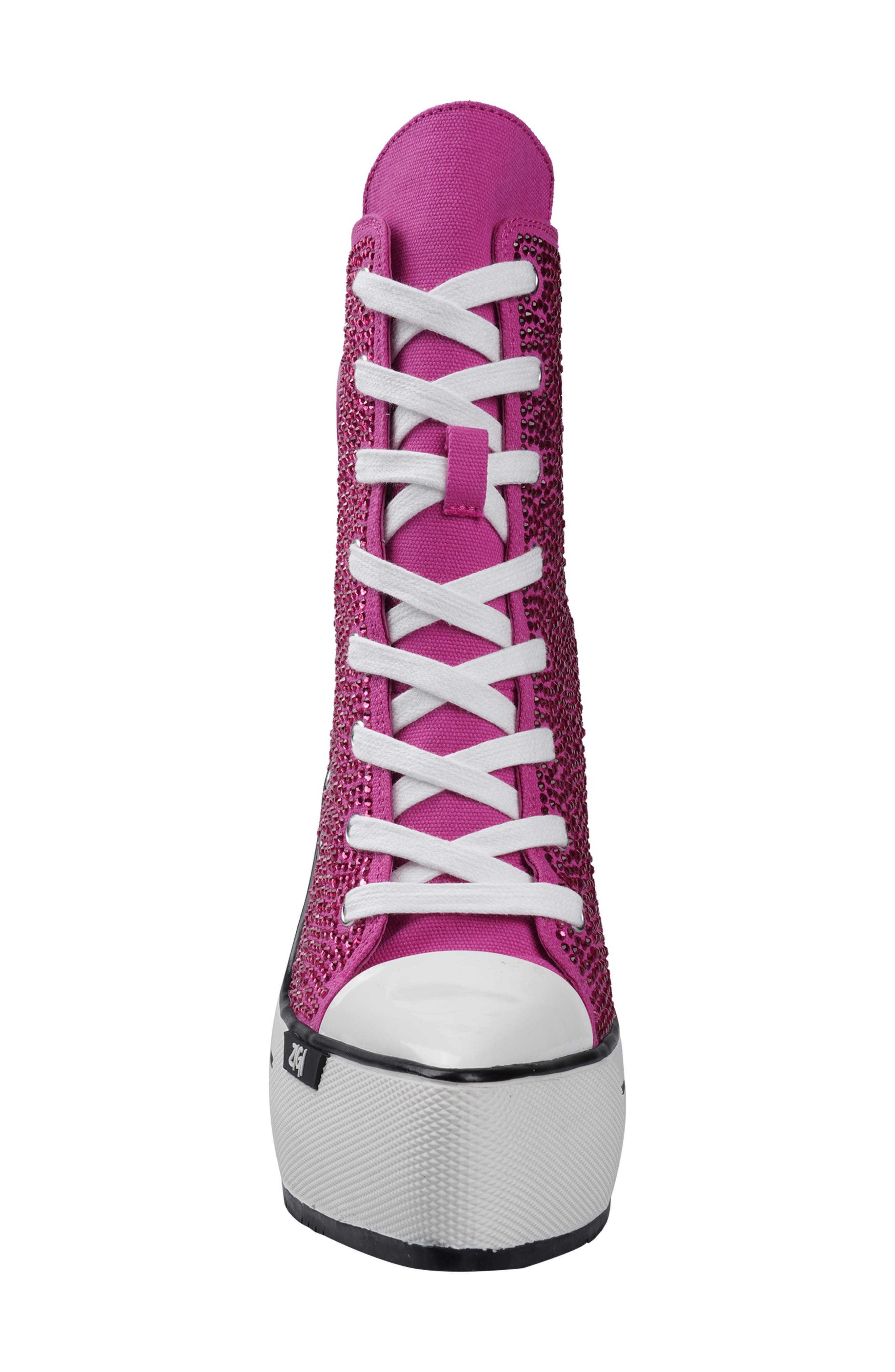 Adiel Platform Bootie, Alternate, color, FUCHSIA CANVAS