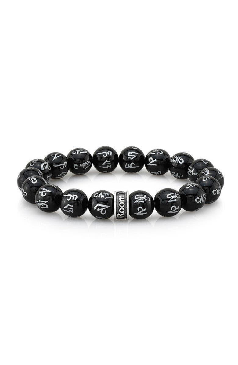 Room101 Ohm Bead Bracelet, Main, color, Black