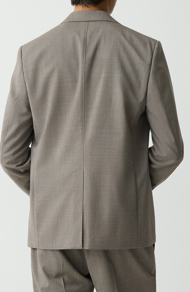 Theory Clinton Travel Motion Wool Blend Blazer, Alternate, color, Walnut Melange