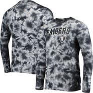 New Era Men's New Era Black Las Vegas Raiders Tie-Dye Long Sleeve T-Shirt