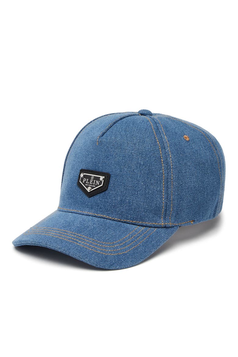 Baseball Cap Triangle Placca Luxe Unisex, Main, color, lightblue