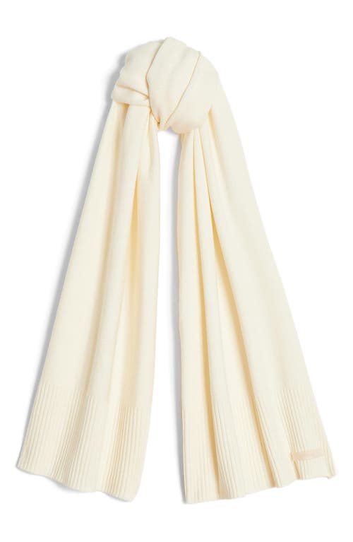 Apparis Harris Scarf In White