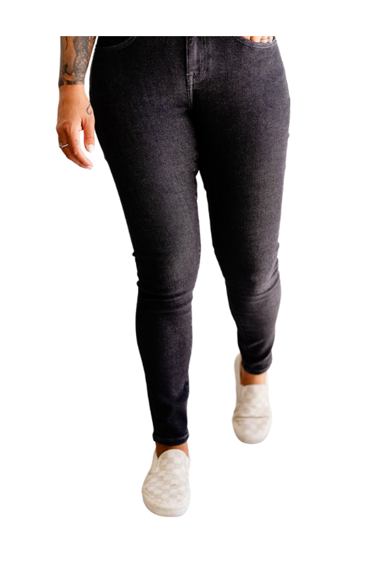 Skinny Dark Grey Jeans, Alternate, color, Dark Grey