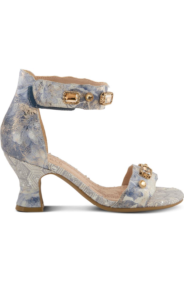 L'Artiste by Spring Step Aqualeva Ankle Strap Sandal, Alternate, color, Slate Multi