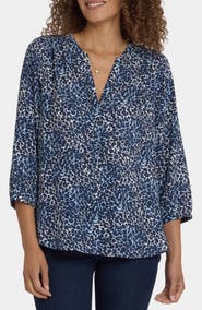 NYDJ Pintuck Top