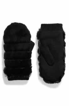 UGG® Faux Fur Mittens