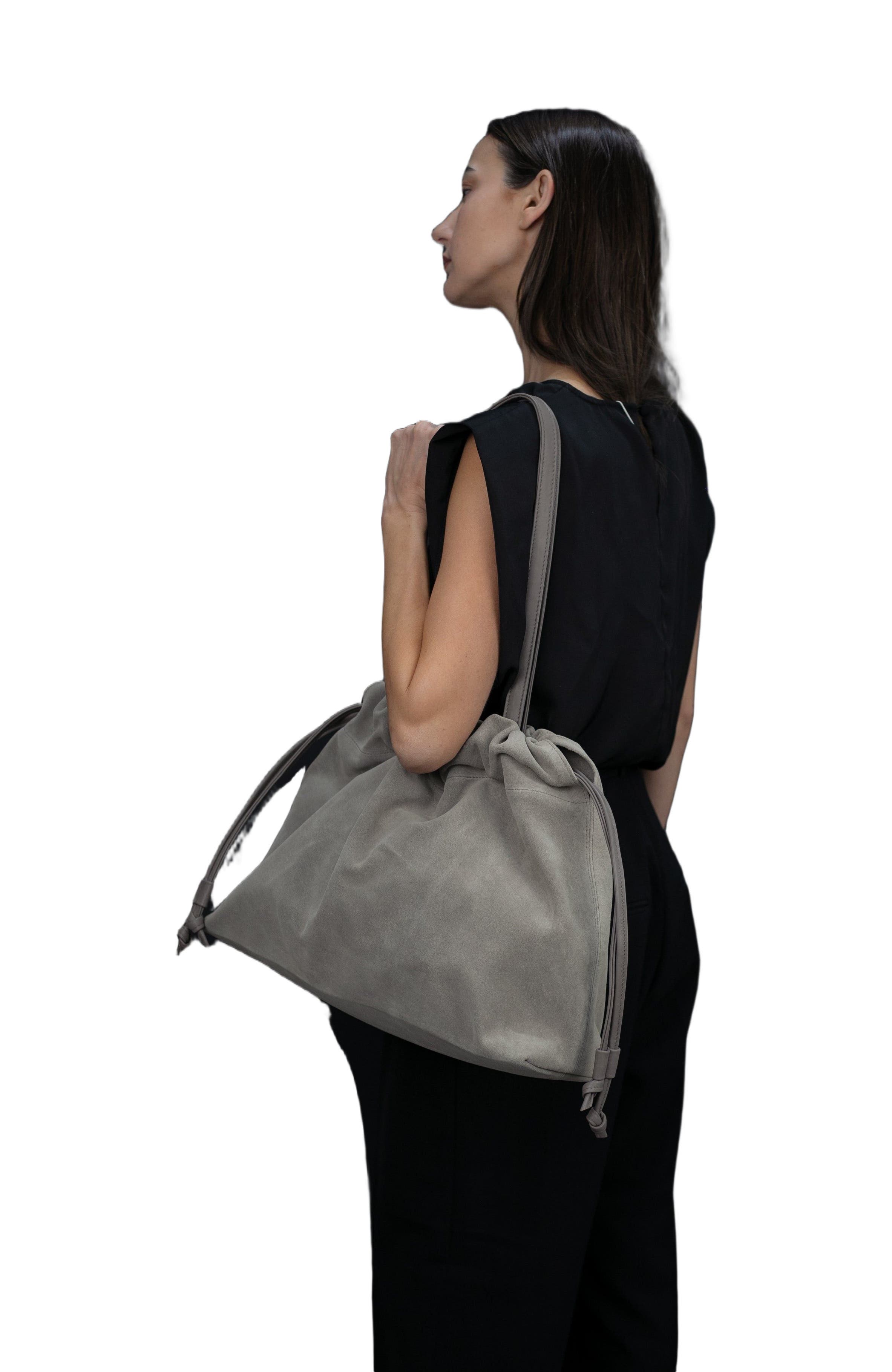 Asisi Large Suede Carryall Tote, Alternate, color, Clay Suede