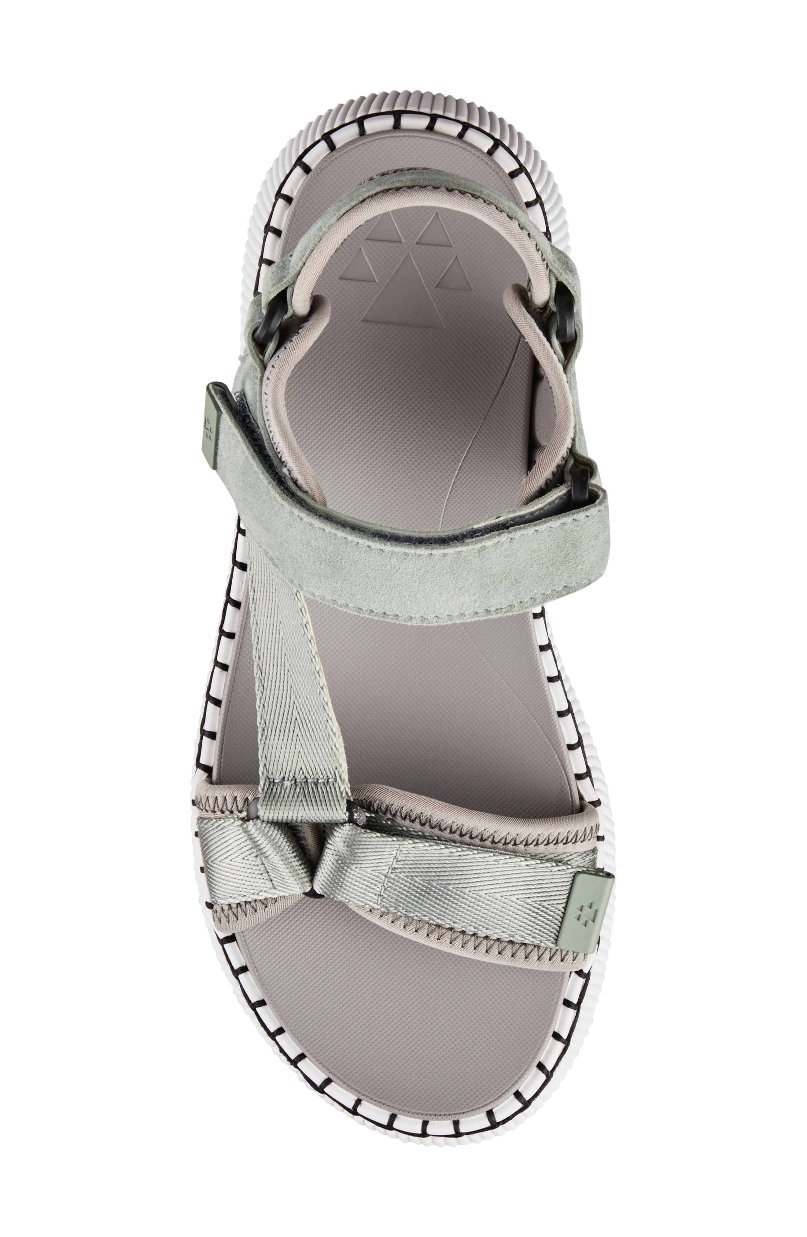 Spray Water Resistant Platform Sandal, Alternate, color, JADE