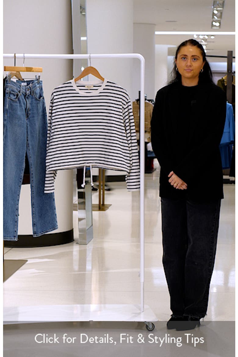 The Perfect Tie Waist Cotton T-Shirt video