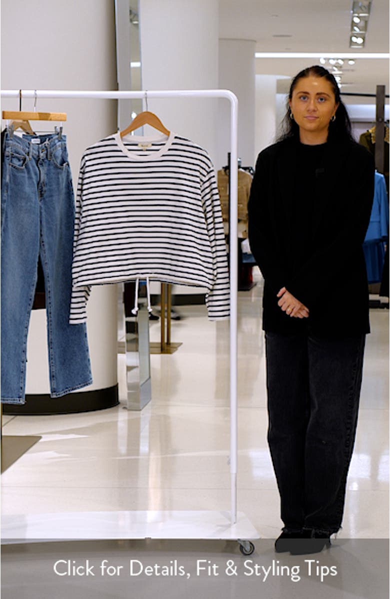 The Perfect Tie Waist Cotton T-Shirt, sales video thumbnail