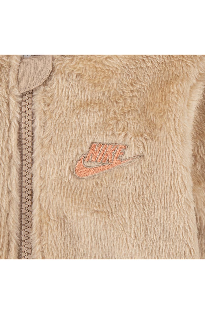 Nike Fleece Romper, Alternate, color, Hemp