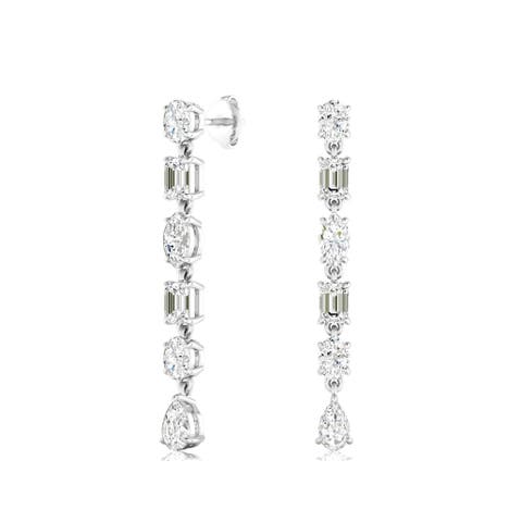 Multi-Shape Lab Diamond Drop in 14K Gold