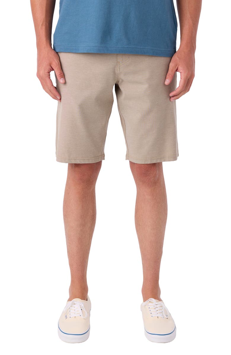 O'Neill Reserve Light Check Water Repellent Shorts, Main, color, 
