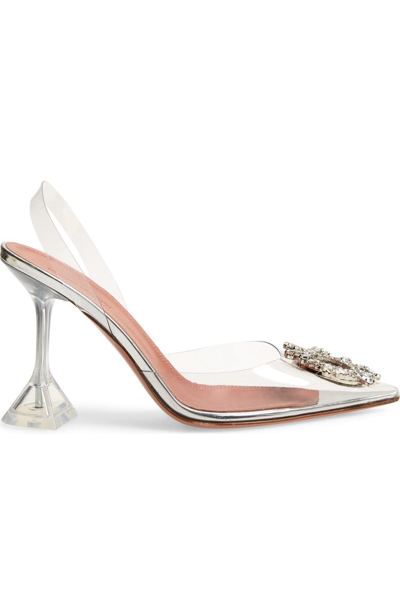 Amina Muaddi Begum Glass Slingback Pump, Alternate, color,