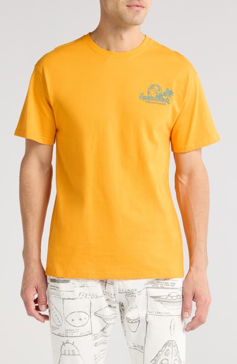 Halley's Hotel Cotton Graphic T-Shirt