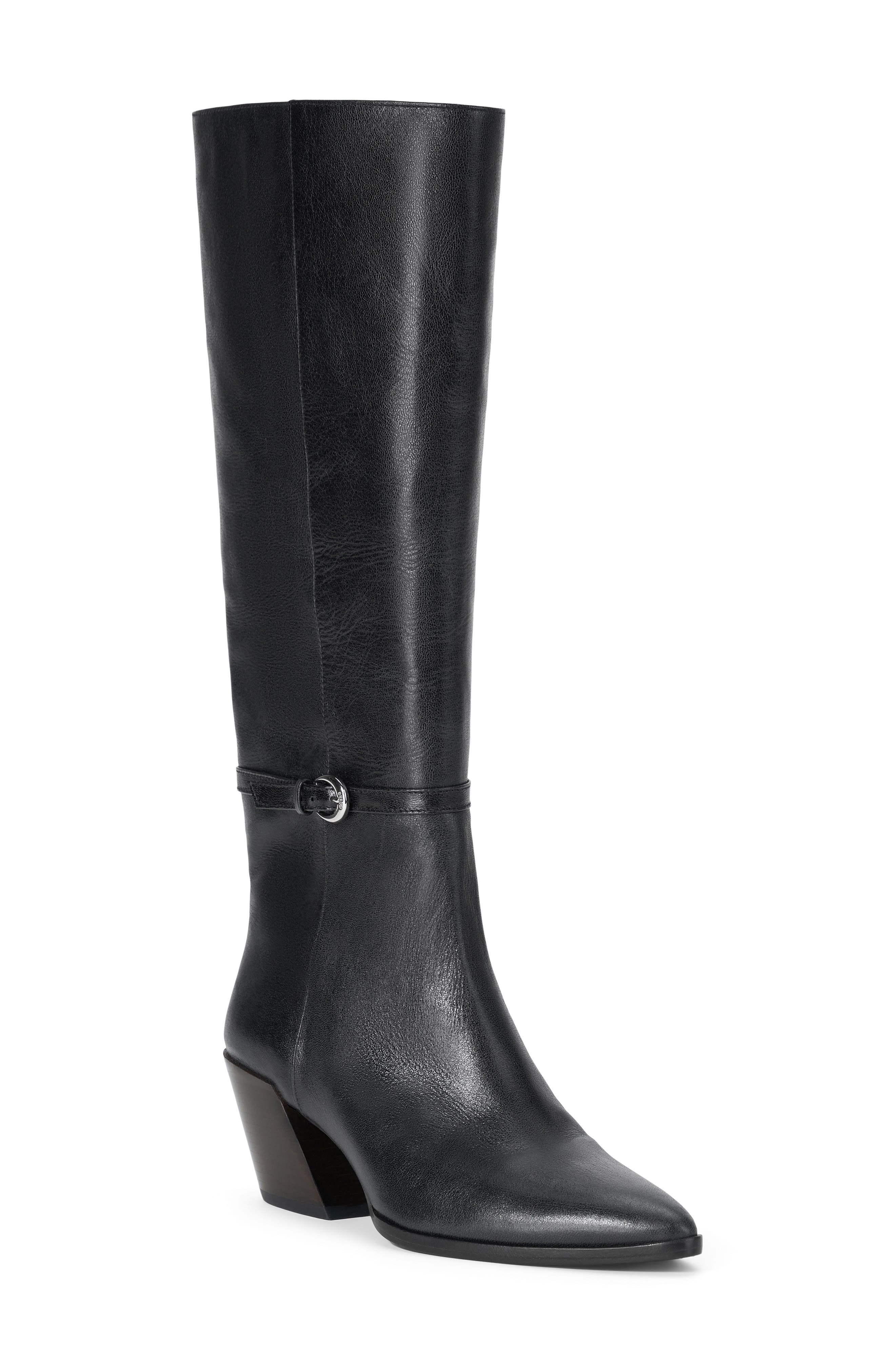 STAUD Austen Tall Boot, Main, color, Black