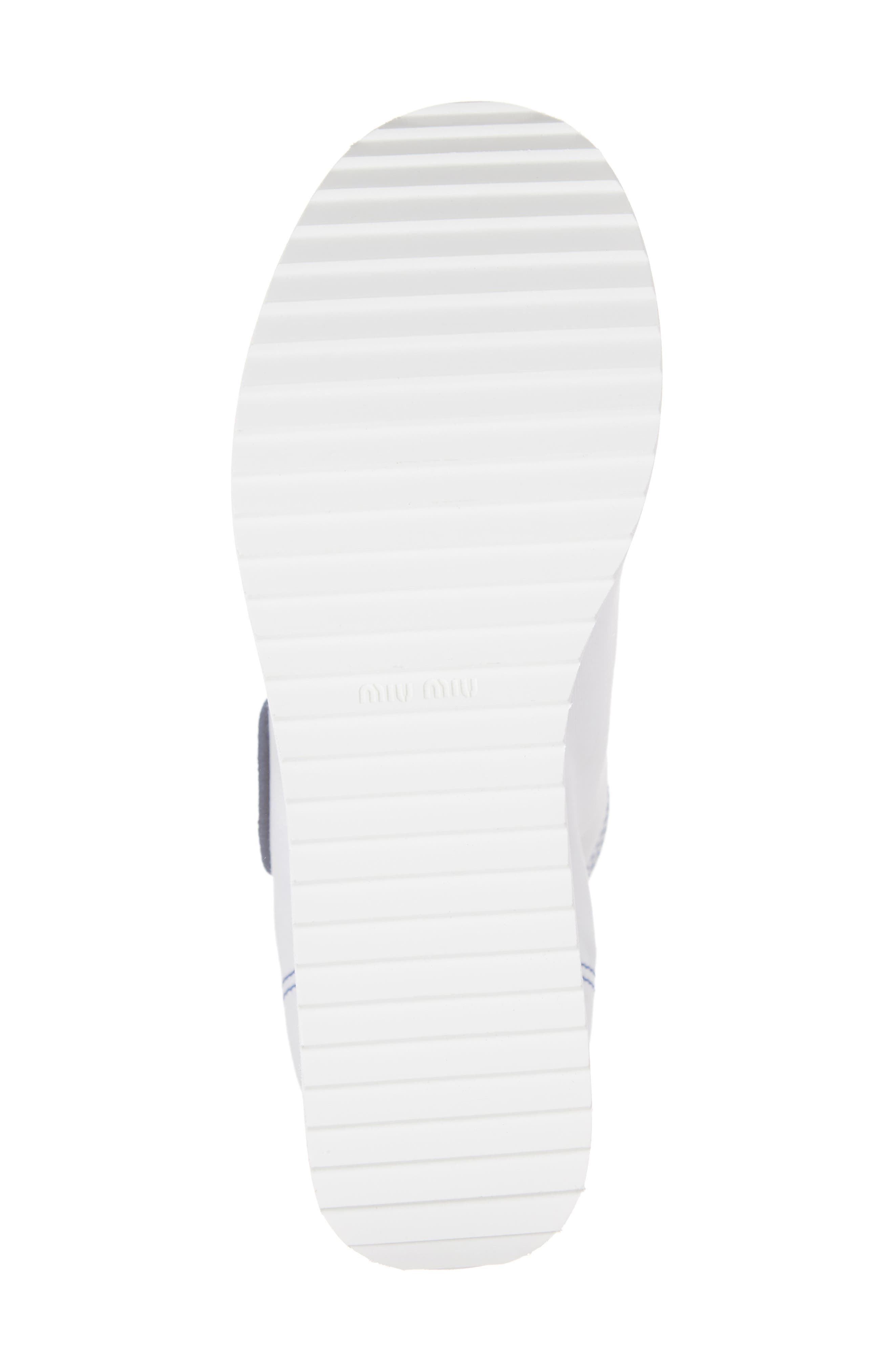 Miu Miu Platform Wedge Sneaker, Alternate, color, 