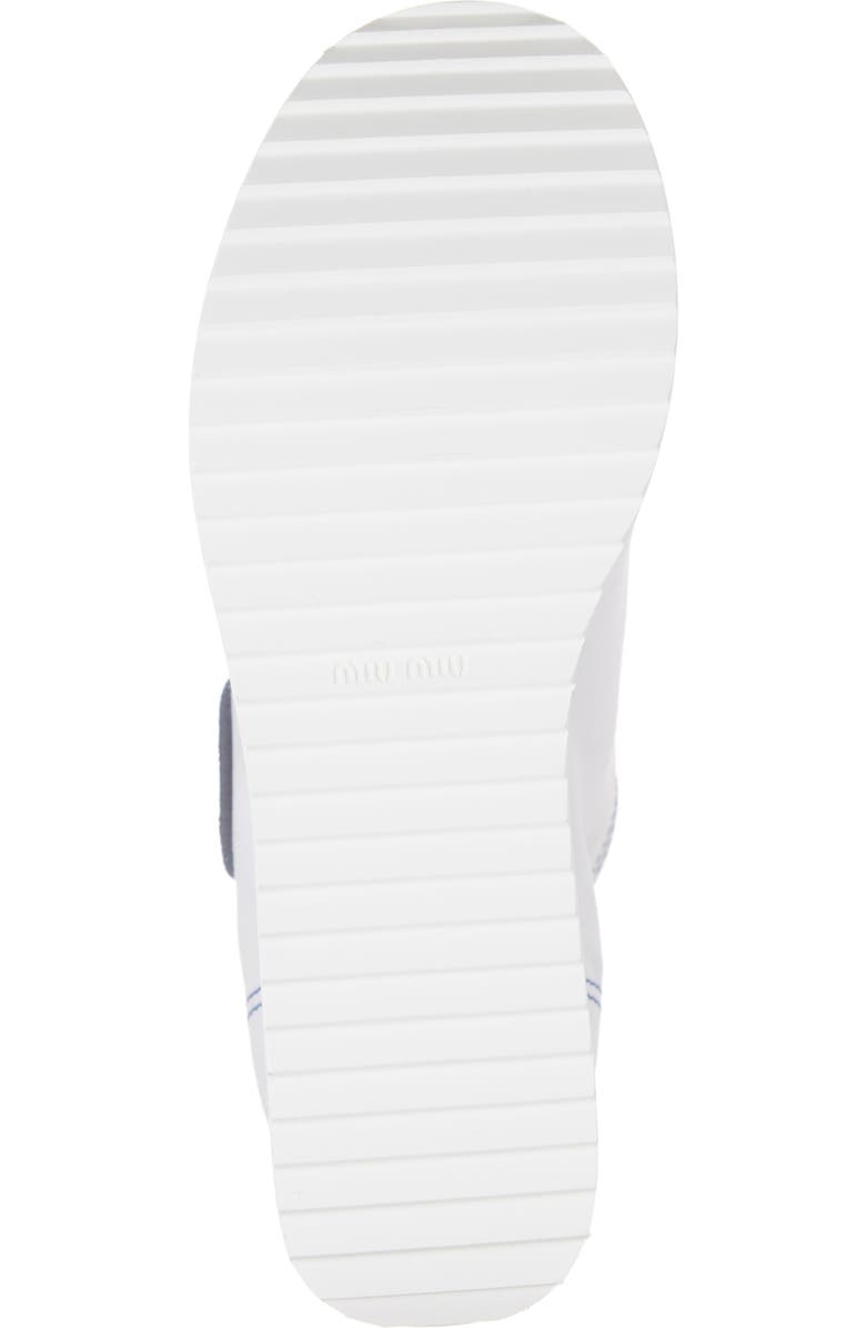 Miu Miu Platform Wedge Sneaker, Alternate, color,