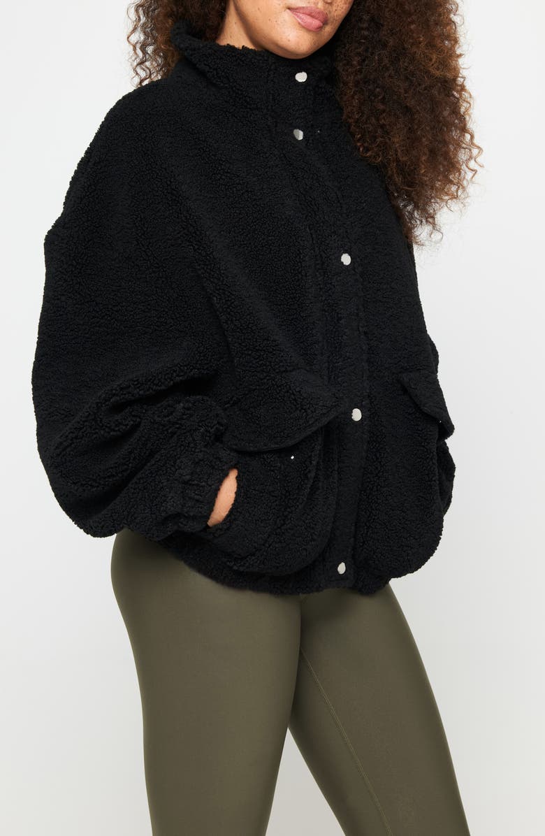 Spiritual Gangster Marcel Faux Shearling Jacket, Alternate, color,