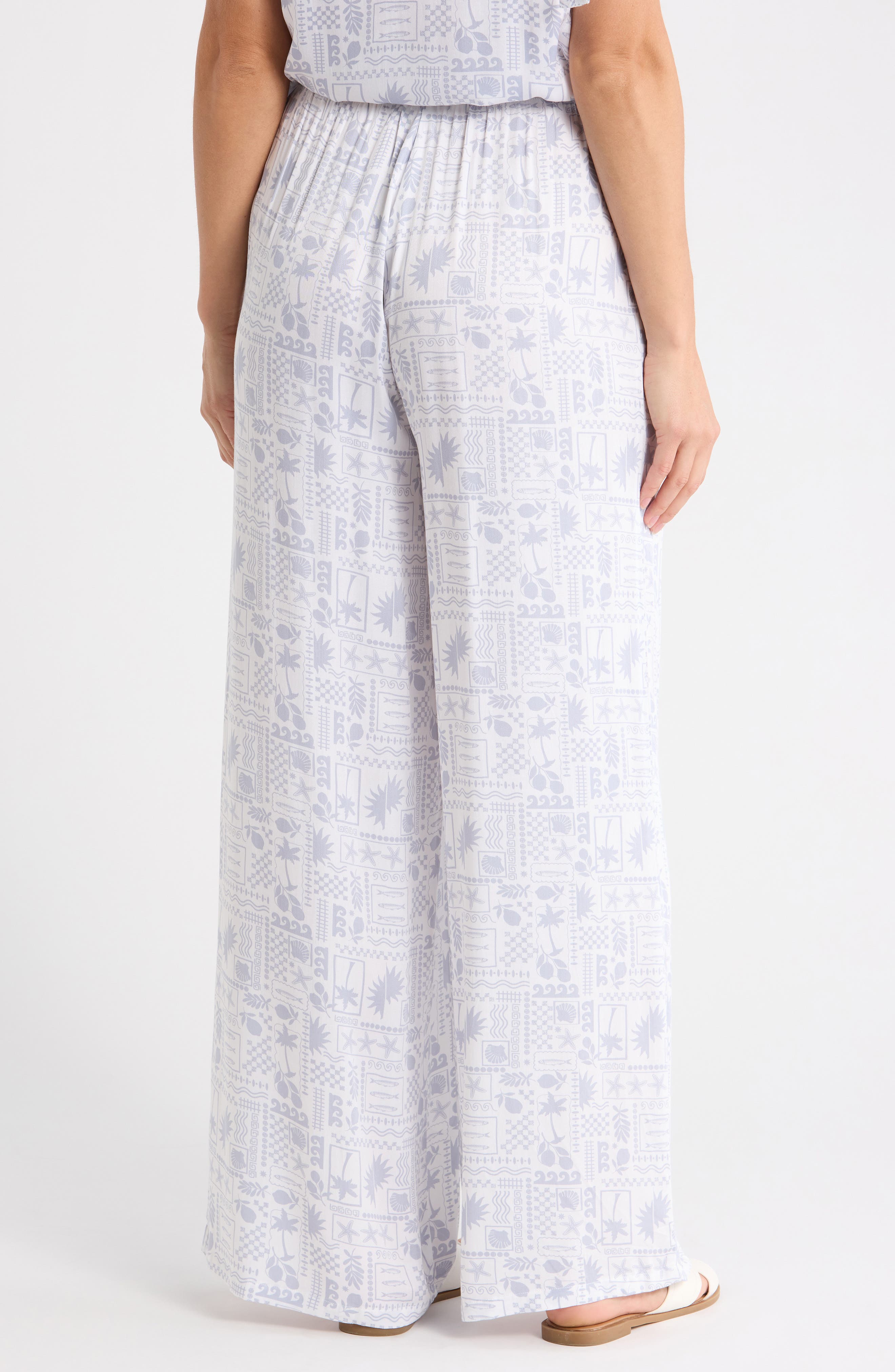 Tropical Wide Leg Pants - image 2
