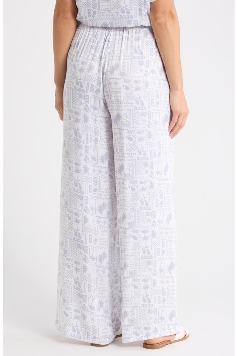 Tropical Wide Leg Pants, Alternate, color, SUNNY PRINT