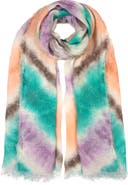 Faherty tie dye printed oblong